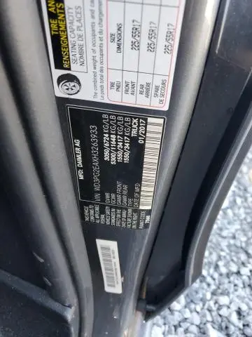 2017 MERCEDES-BENZ METRIS   