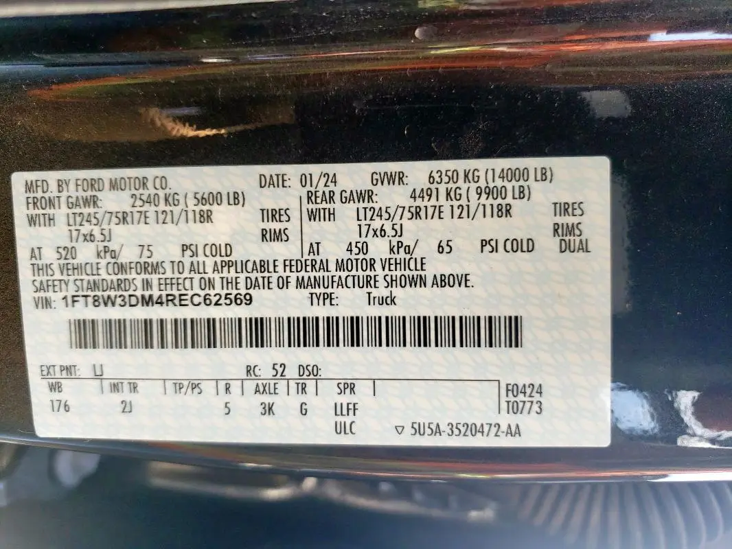2024 FORD F350 SUPER DUTY  