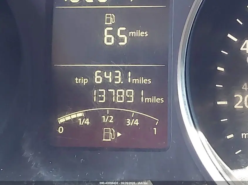 2015 VOLKSWAGEN JETTA 2.0L S