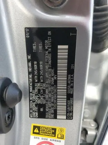 2017 TOYOTA HIGHLANDER LE  