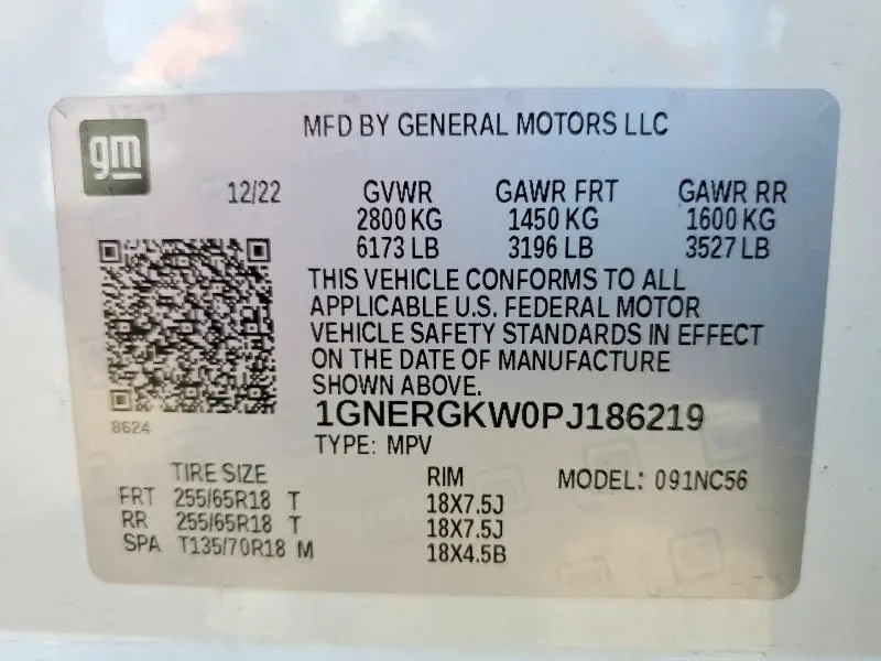 2023 CHEVROLET TRAVERSE   