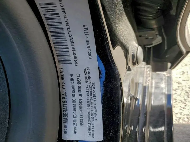 2018 MASERATI GHIBLI S  