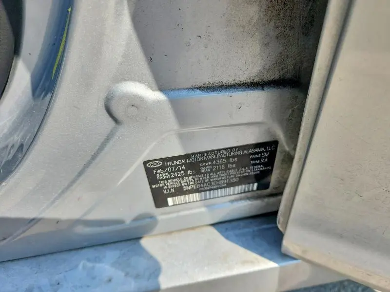 2014 HYUNDAI SONATA GLS  
