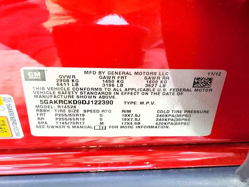 2013 BUICK ENCLAVE   