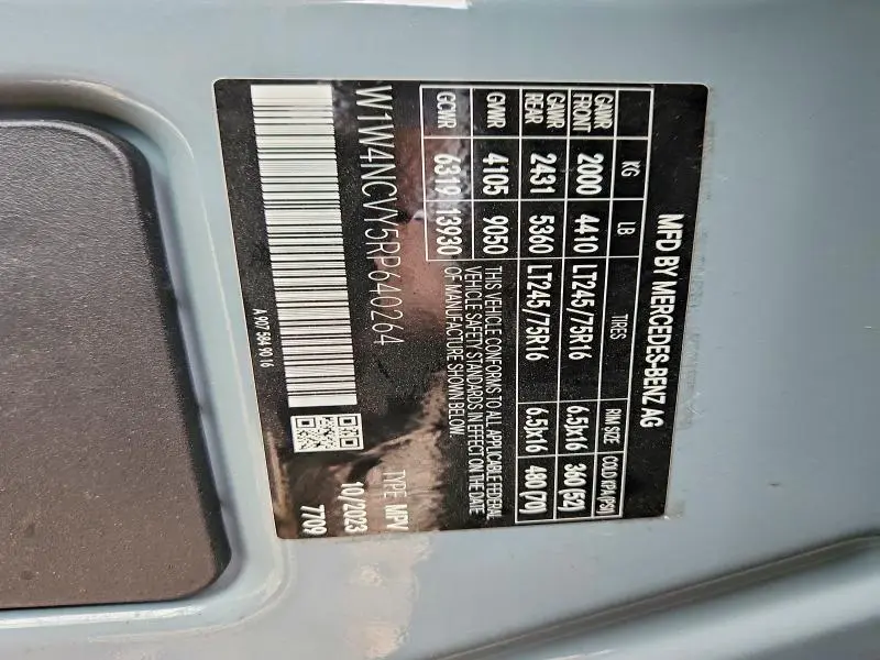 2024 MERCEDES-BENZ SPRINTER 2500  