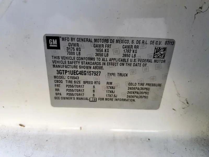 2014 GMC SIERRA C1500 SLE  