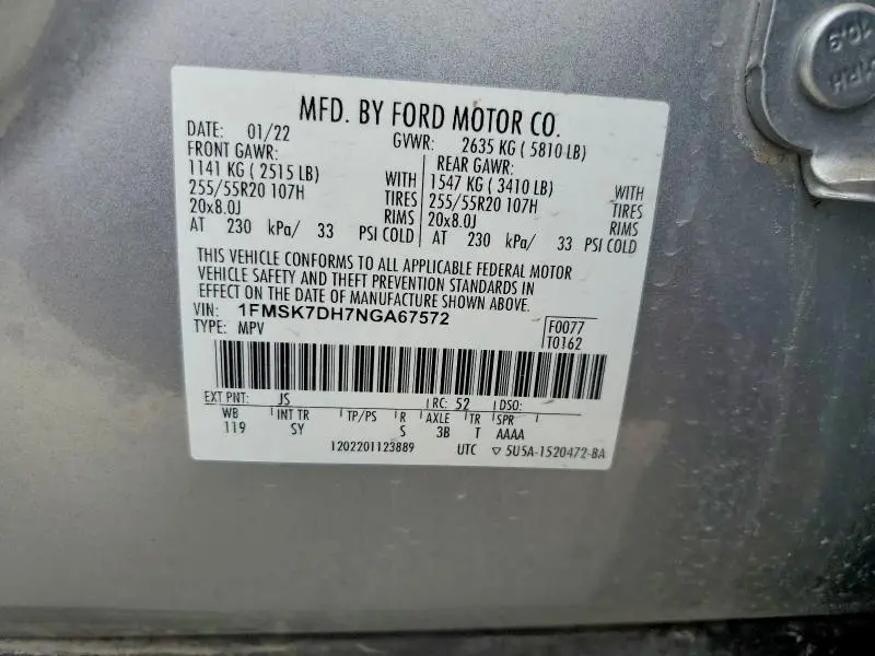 2022 FORD EXPLORER XLT  