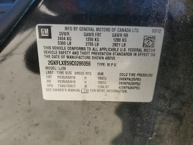 2012 GMC TERRAIN SLT  