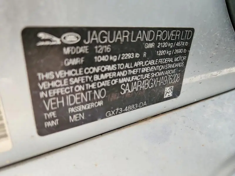 2017 JAGUAR XE   