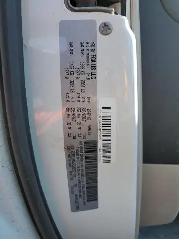 2018 CHRYSLER PACIFICA TOURING L  