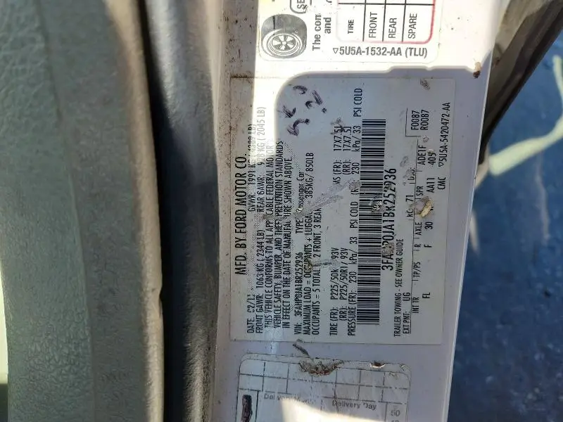 2011 FORD FUSION SEL  