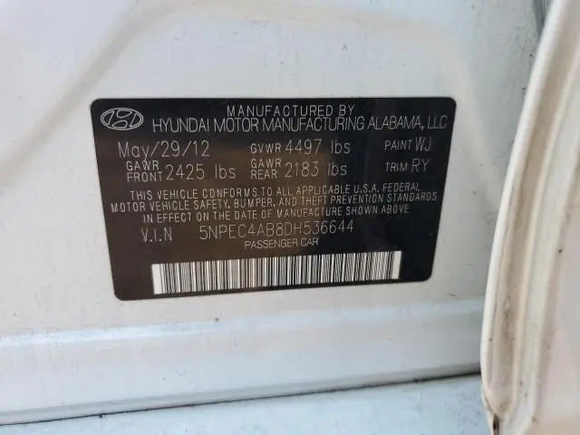 2013 HYUNDAI SONATA SE  