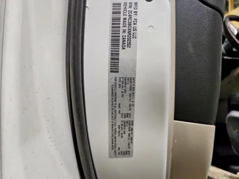 2022 CHRYSLER PACIFICA TOURING L  