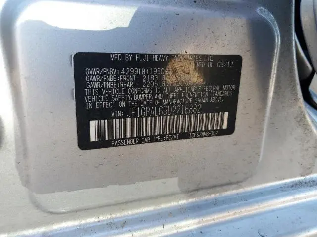 2013 SUBARU IMPREZA SPORT PREMIUM  