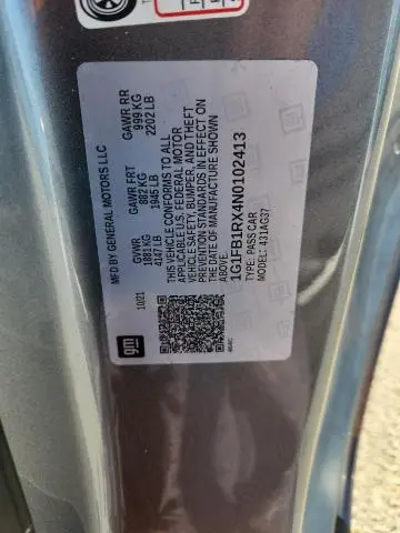 2022 CHEVROLET CAMARO LS  