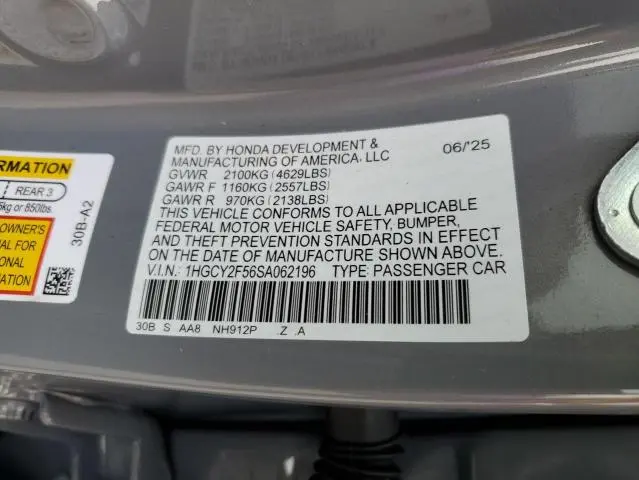 2025 HONDA ACCORD HYBRID SPORT  