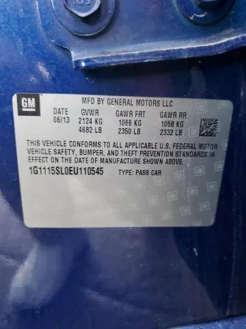 2014 CHEVROLET IMPALA LT  