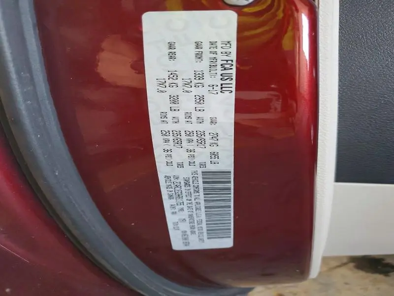 2017 CHRYSLER PACIFICA TOURING L PLUS  