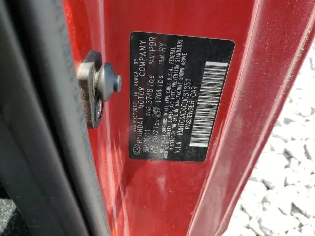 2012 HYUNDAI VELOSTER   