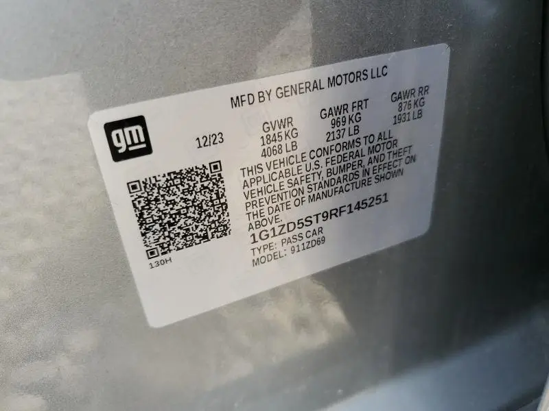 2024 CHEVROLET MALIBU LT  