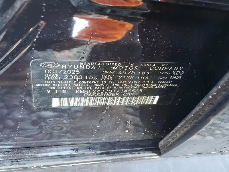 2026 HYUNDAI SONATA HYBRID  