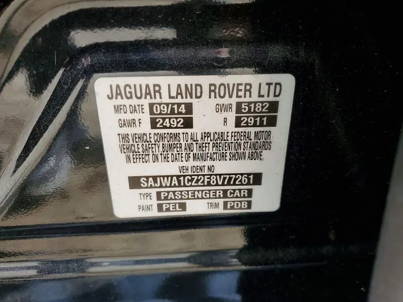 2015 JAGUAR XJ   