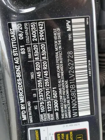 2020 MERCEDES-BENZ GLC 300  