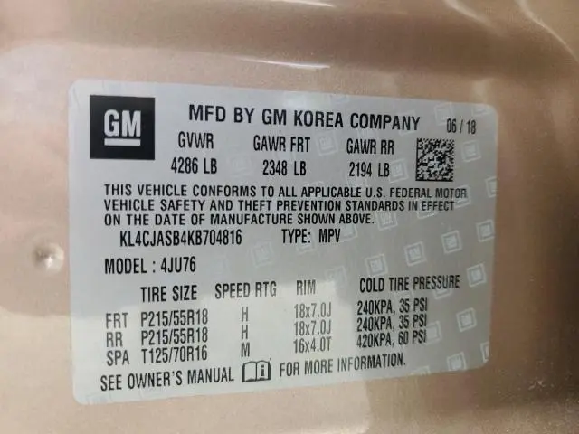 2019 BUICK ENCORE PREFERRED  