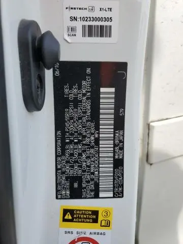 2010 TOYOTA HIGHLANDER HYBRID  