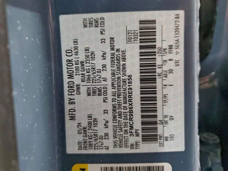 2024 FORD BRONCO SPORT BIG BEND  