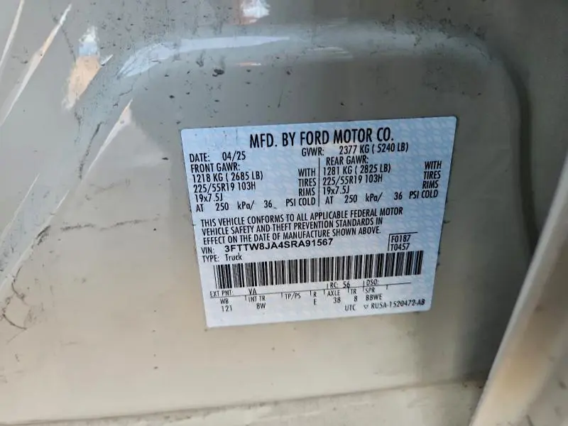 2025 FORD MAVERICK XLT  