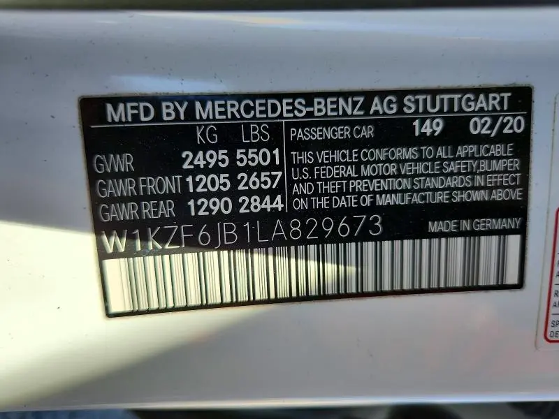 2020 MERCEDES-BENZ E 450 4MATIC  