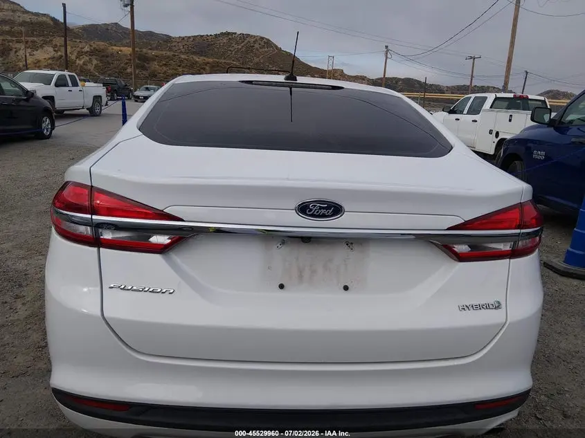 2018 FORD FUSION HYBRID S