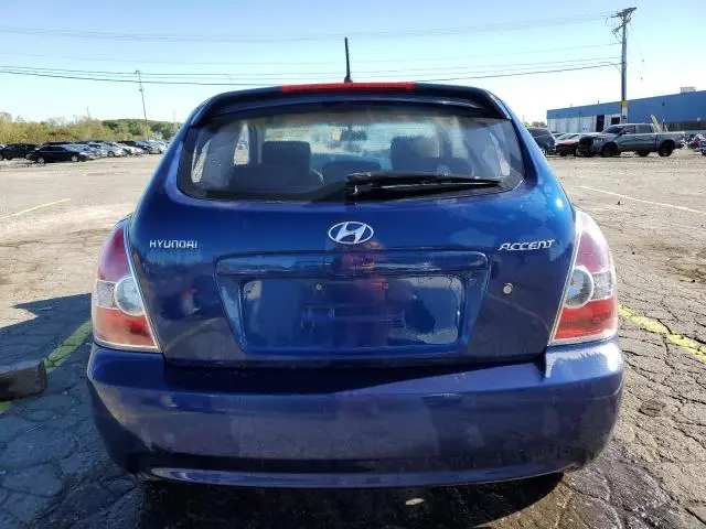2010 HYUNDAI ACCENT BLUE  