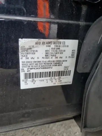 2019 FORD EDGE TITANIUM  