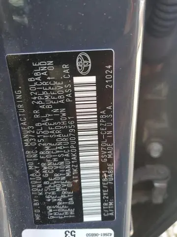 2023 TOYOTA CAMRY TRD  