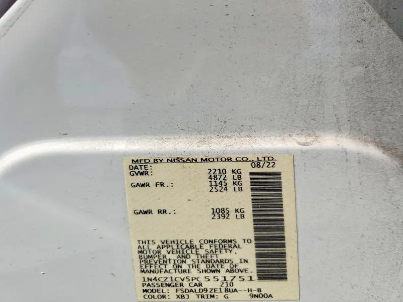 2023 NISSAN LEAF SV PLUS  