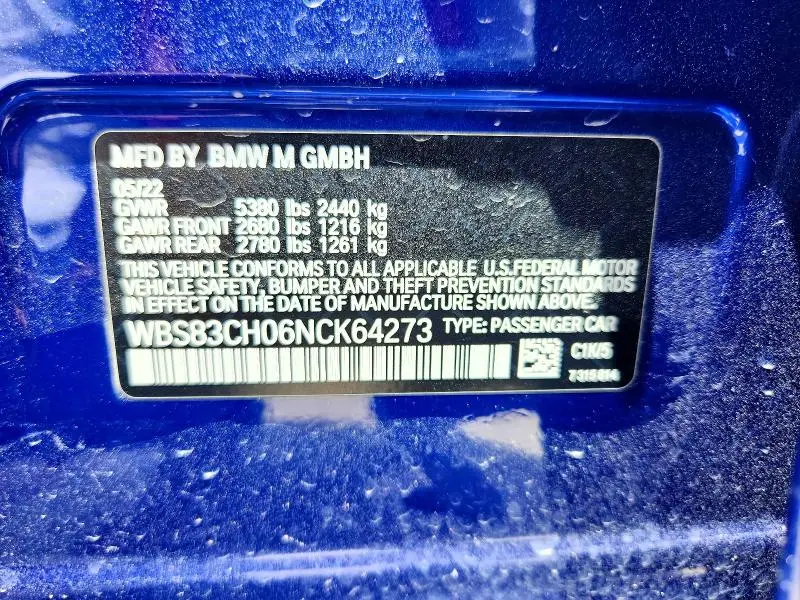 2022 BMW M5   