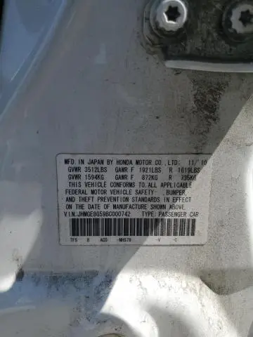 2011 HONDA FIT SPORT  