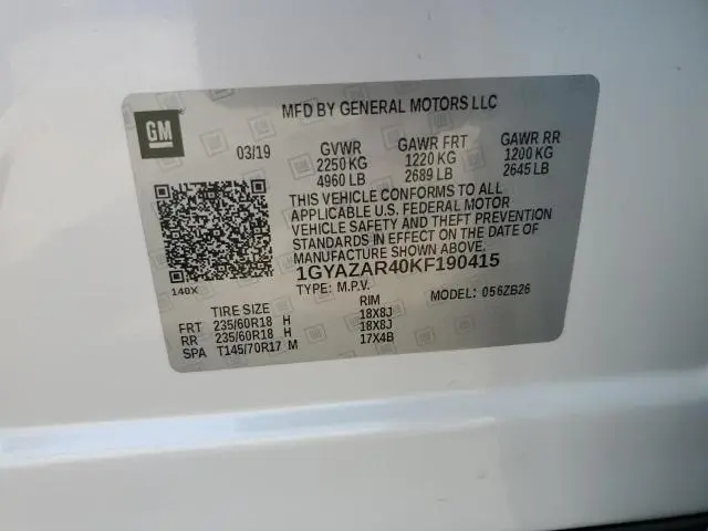 2019 CADILLAC XT4 LUXURY