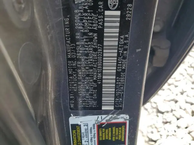 2013 TOYOTA AVALON BASE  