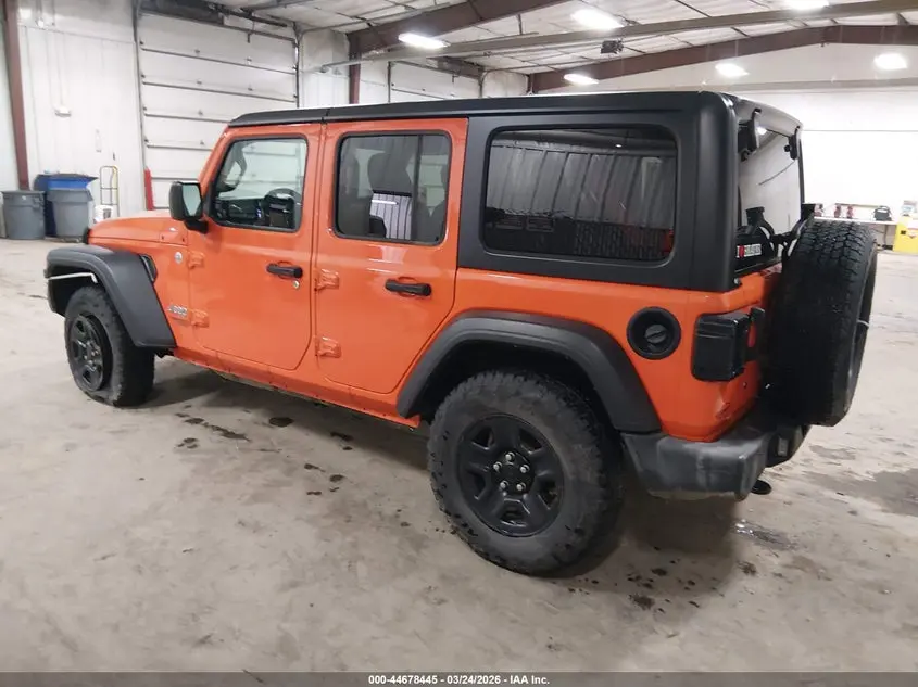 2018 JEEP WRANGLER UNLIMITED SPORT 4X4