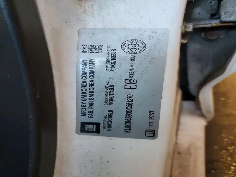 2013 CHEVROLET SPARK LS  