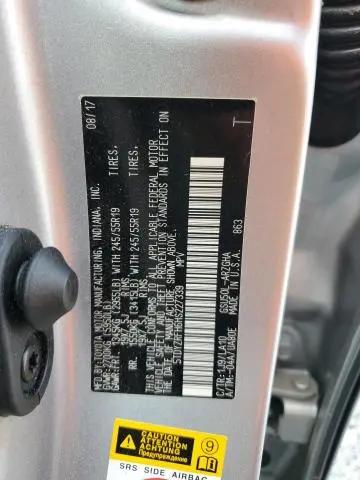 2017 TOYOTA HIGHLANDER LIMITED  