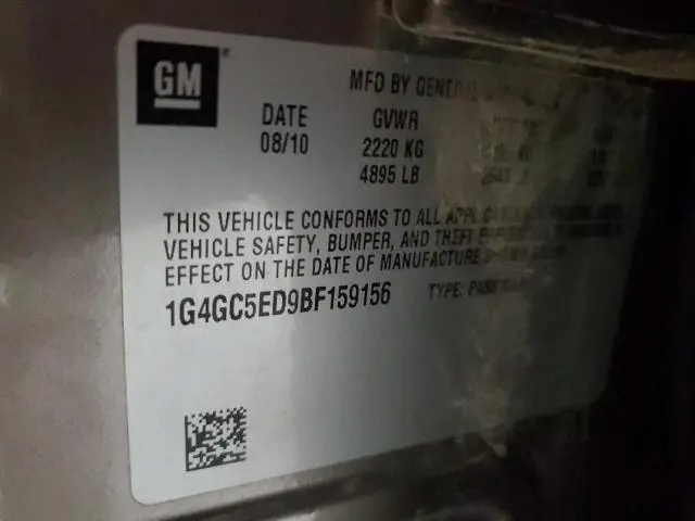 2011 BUICK LACROSSE CXL