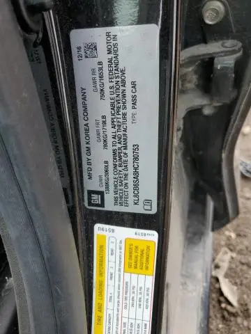 2017 CHEVROLET SPARK LS  