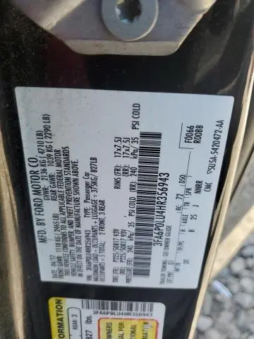 2017 FORD FUSION SE HYBRID  