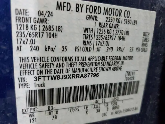 2024 FORD MAVERICK XLT  