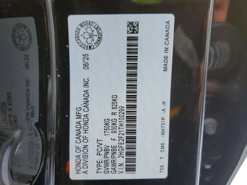 2026 HONDA CIVIC LX  