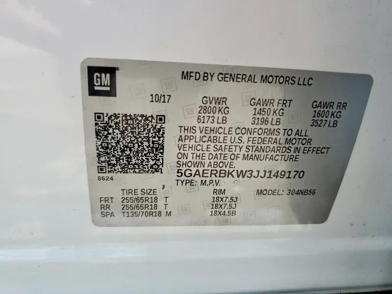 2018 BUICK ENCLAVE ESSENCE  